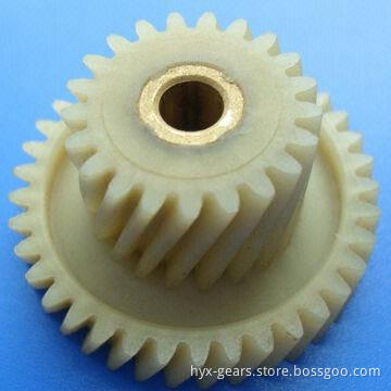 Plastic Colorful Gear Combined with Copper Bushing, Used for Small Gearbox